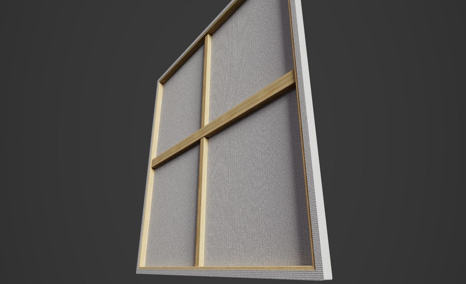 Canvas Low-poly 3D model_5