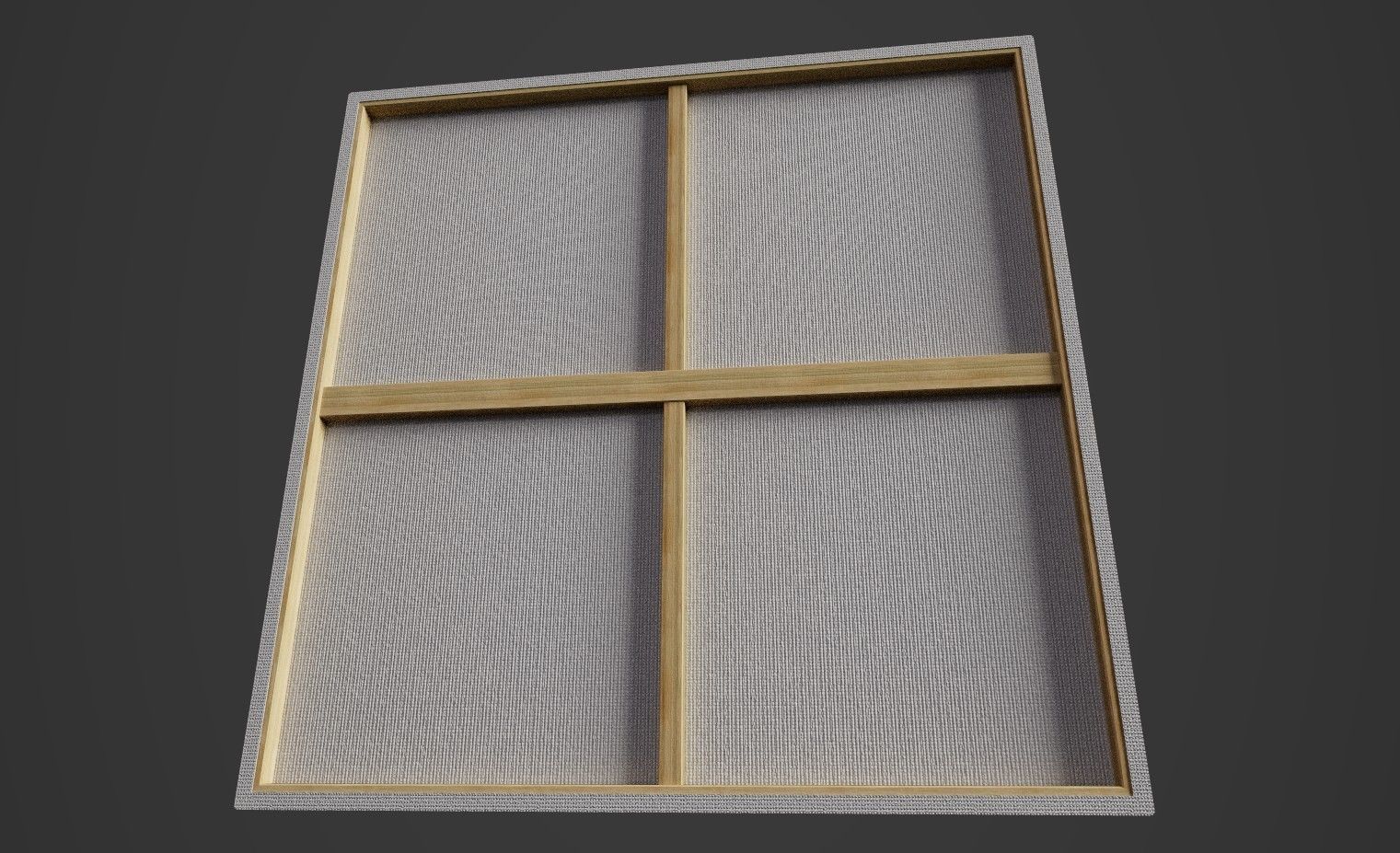 Canvas Low-poly 3D model_4