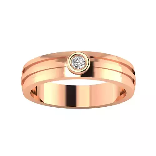 Women Solitaire Engagement Ring STL OBJ FBX Renders Details 3D print model