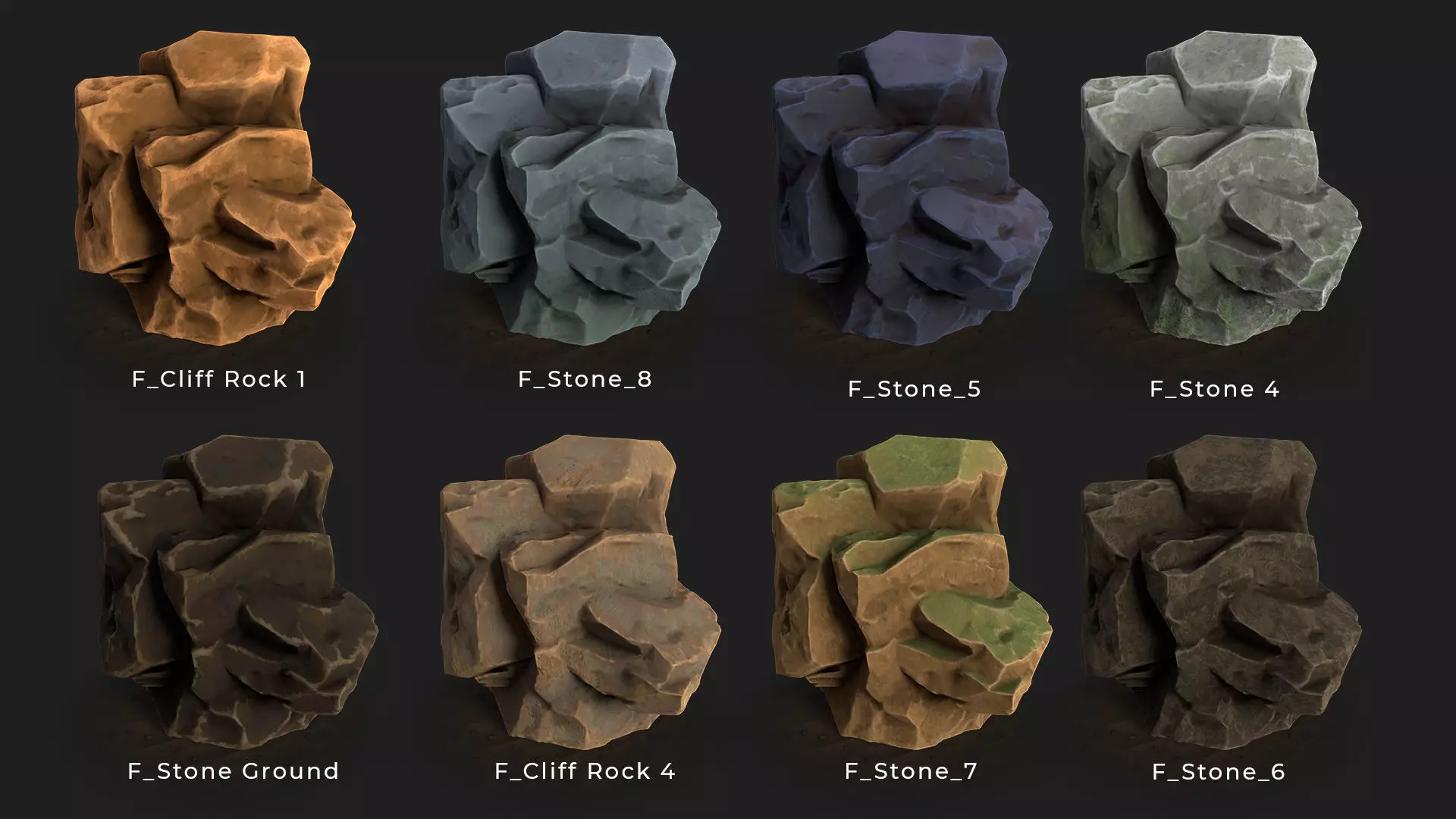 Stylized Stone Substance Smart Material Vol- 1 Texture_0