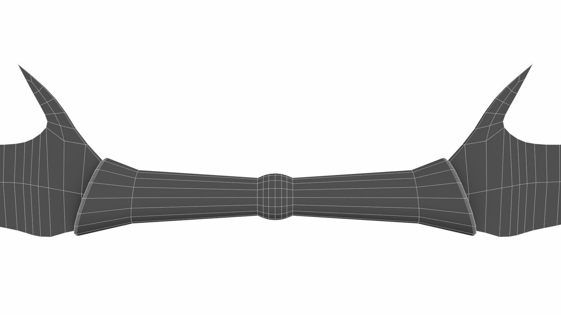 Double sword 7 Low-poly 3D model_7