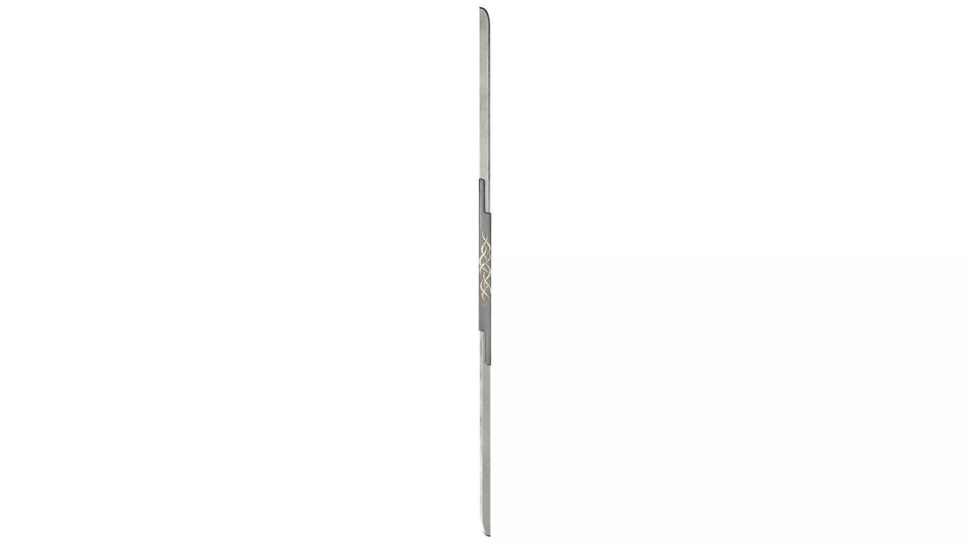 Double sword 10 Low-poly 3D model_0