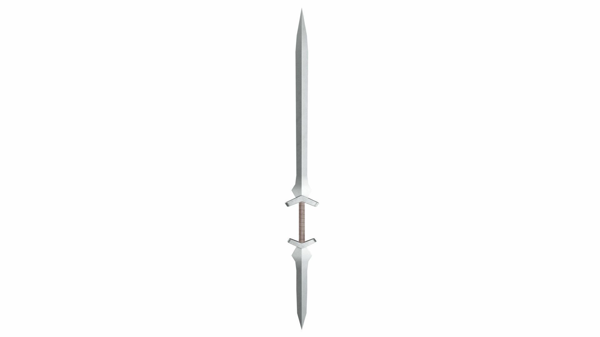 Double sword collection 3D model_9