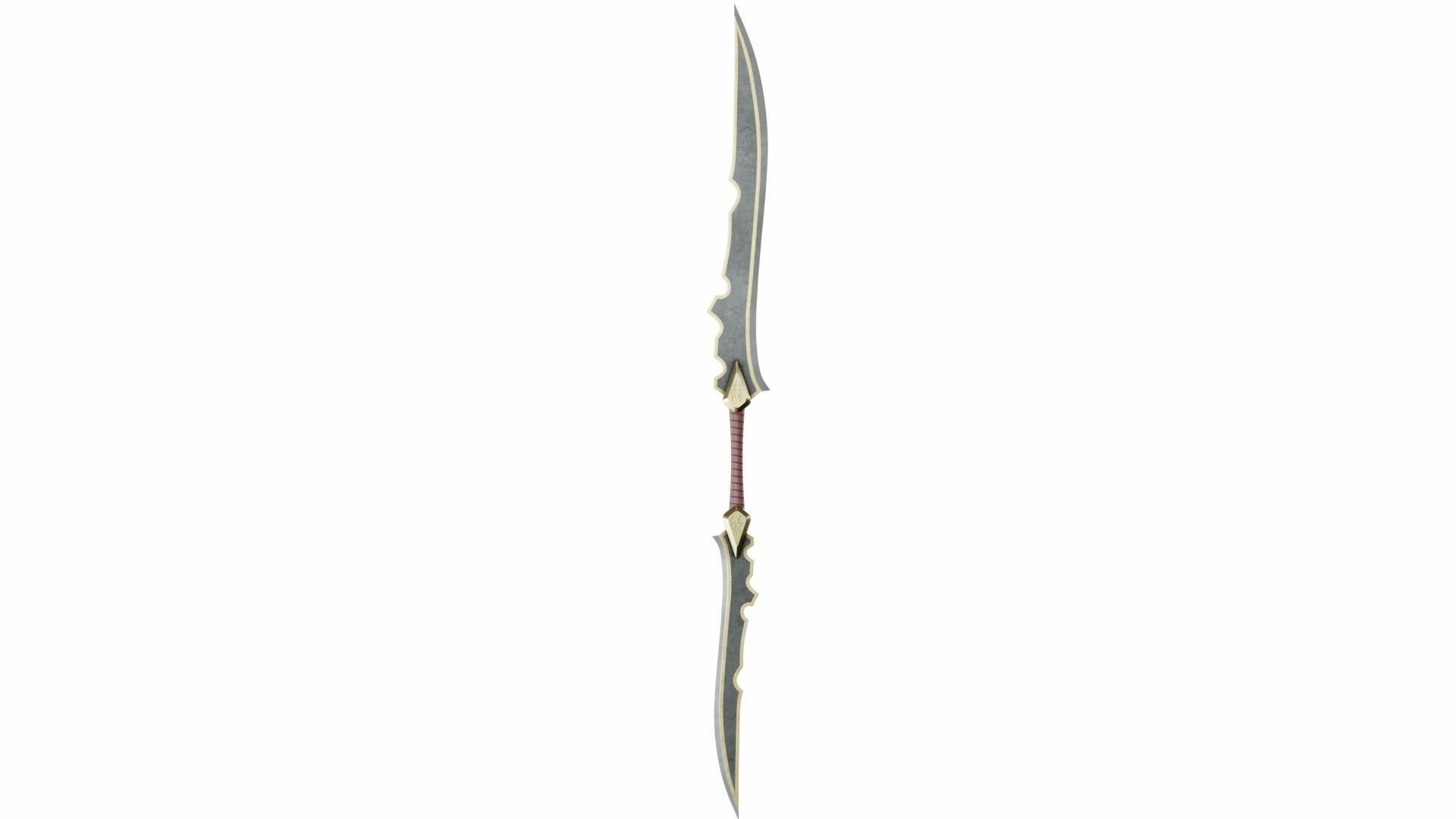 Double sword collection 3D model_5