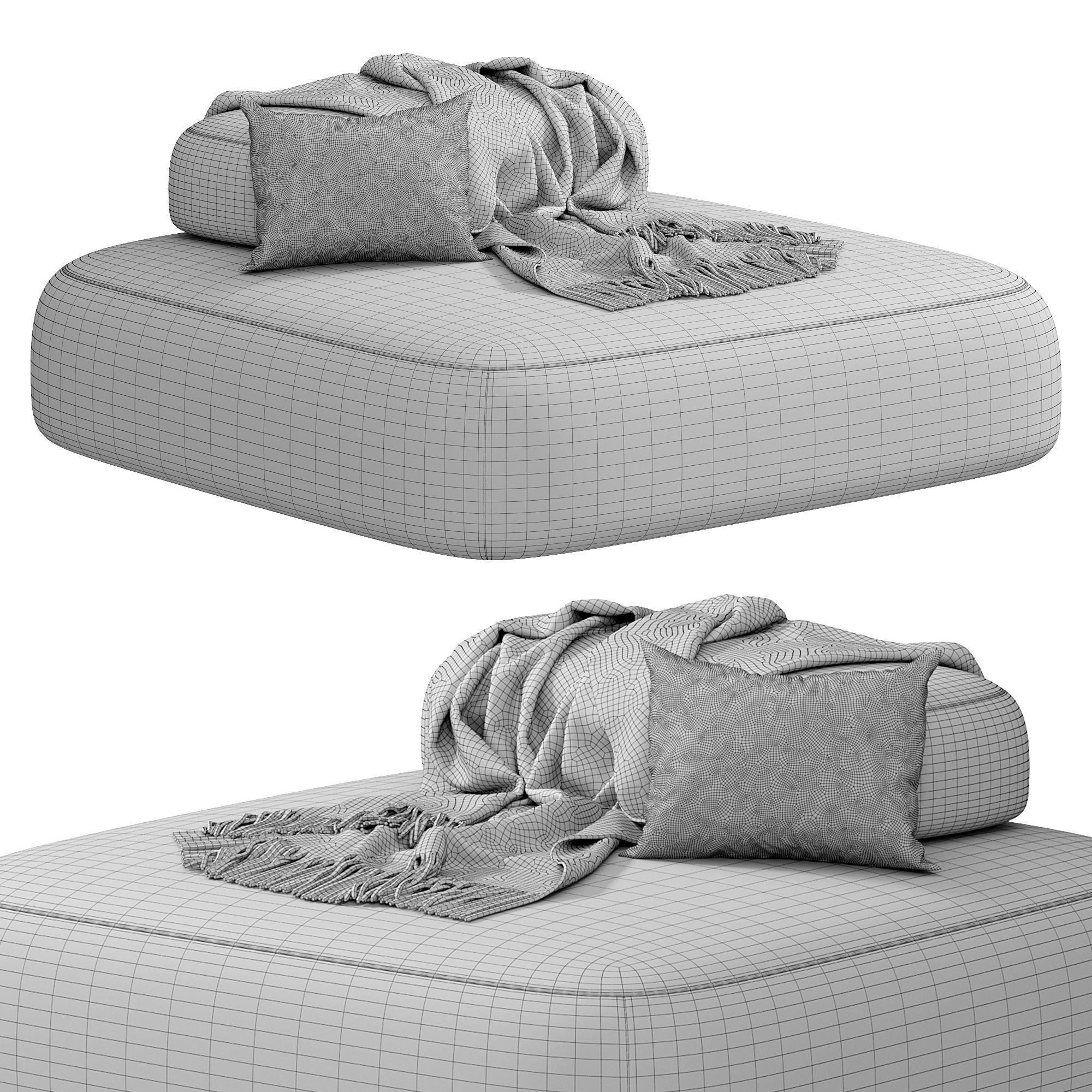 Bubble Rock Sofa 3D model_2