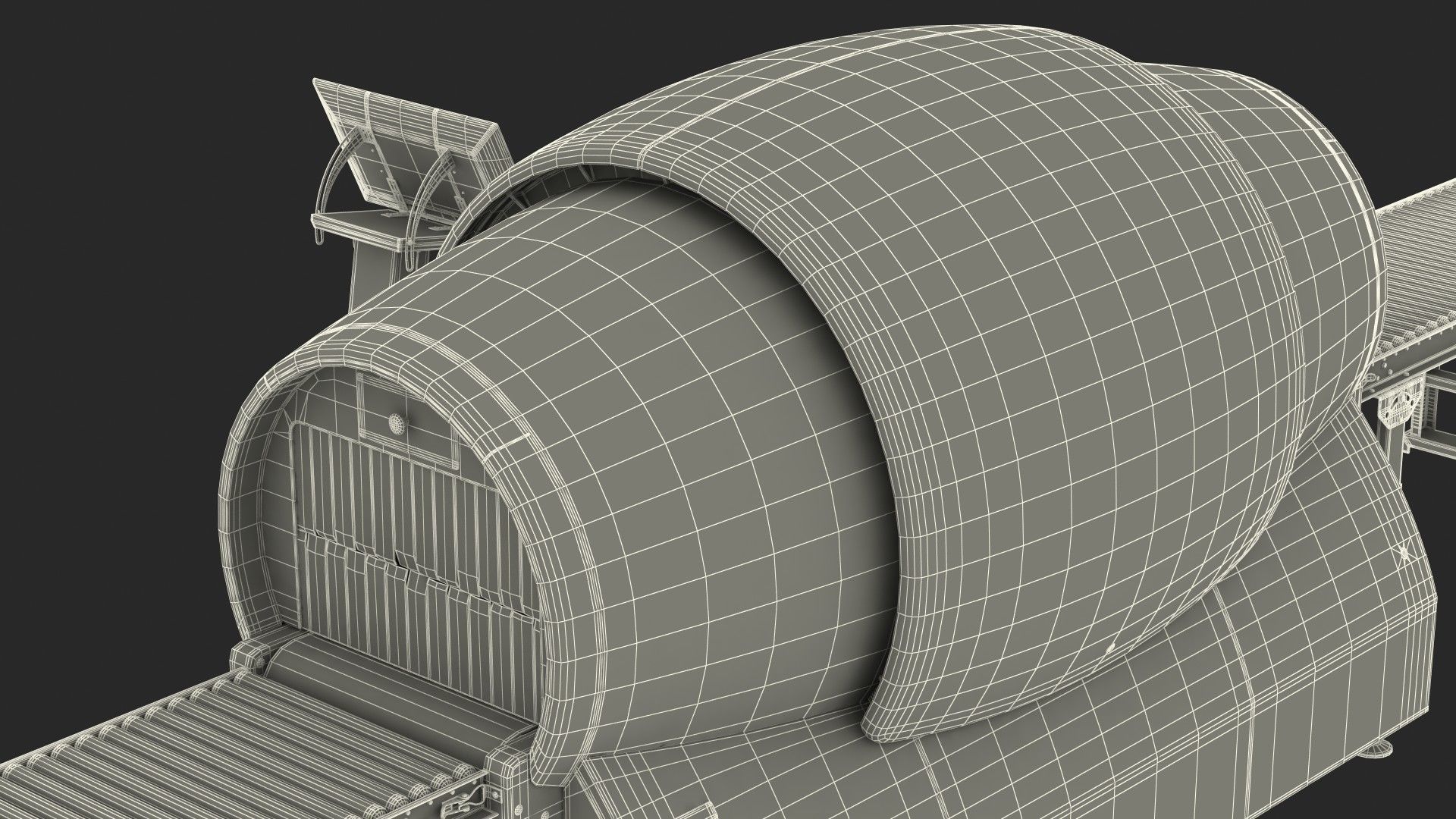Analogic ConneCT Baggage Scanner with Monitor 3D model_40