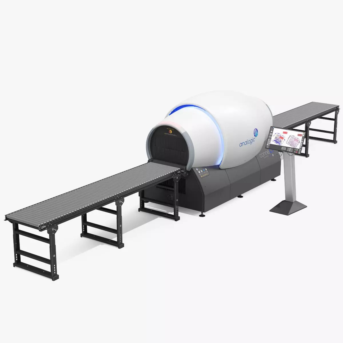 Analogic ConneCT Baggage Scanner with Monitor 3D model_0