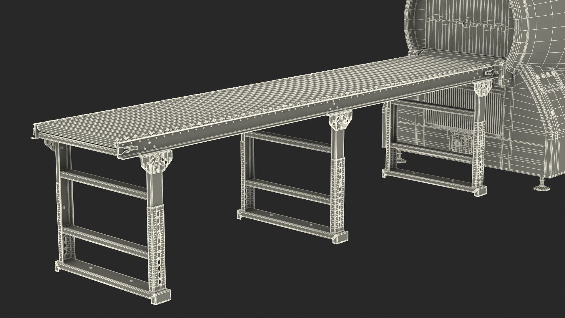 Analogic ConneCT Baggage Scanner with Monitor 3D model_33