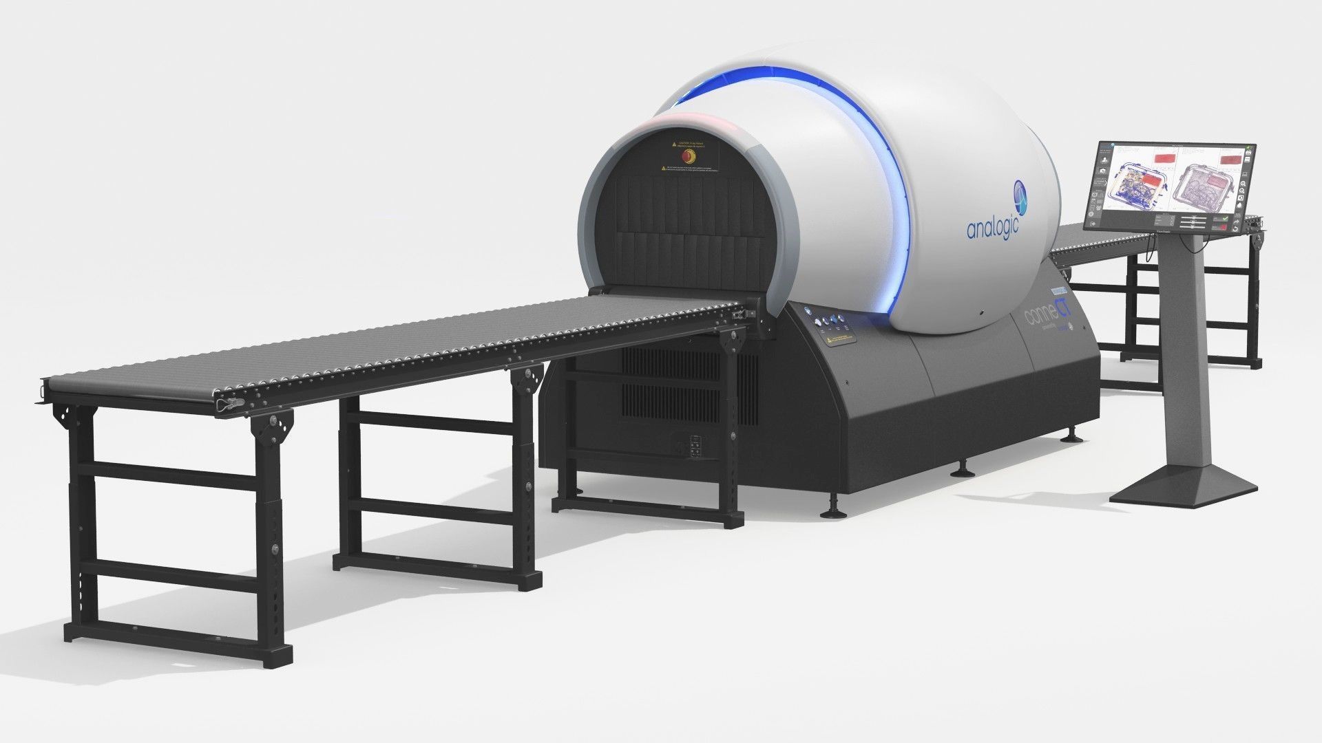 Analogic ConneCT Baggage Scanner with Monitor 3D model_8