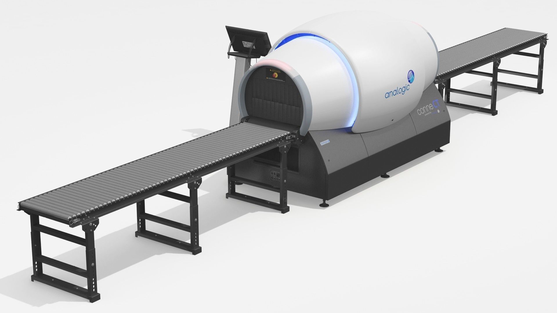 Analogic ConneCT Baggage Scanner with Monitor 3D model_5
