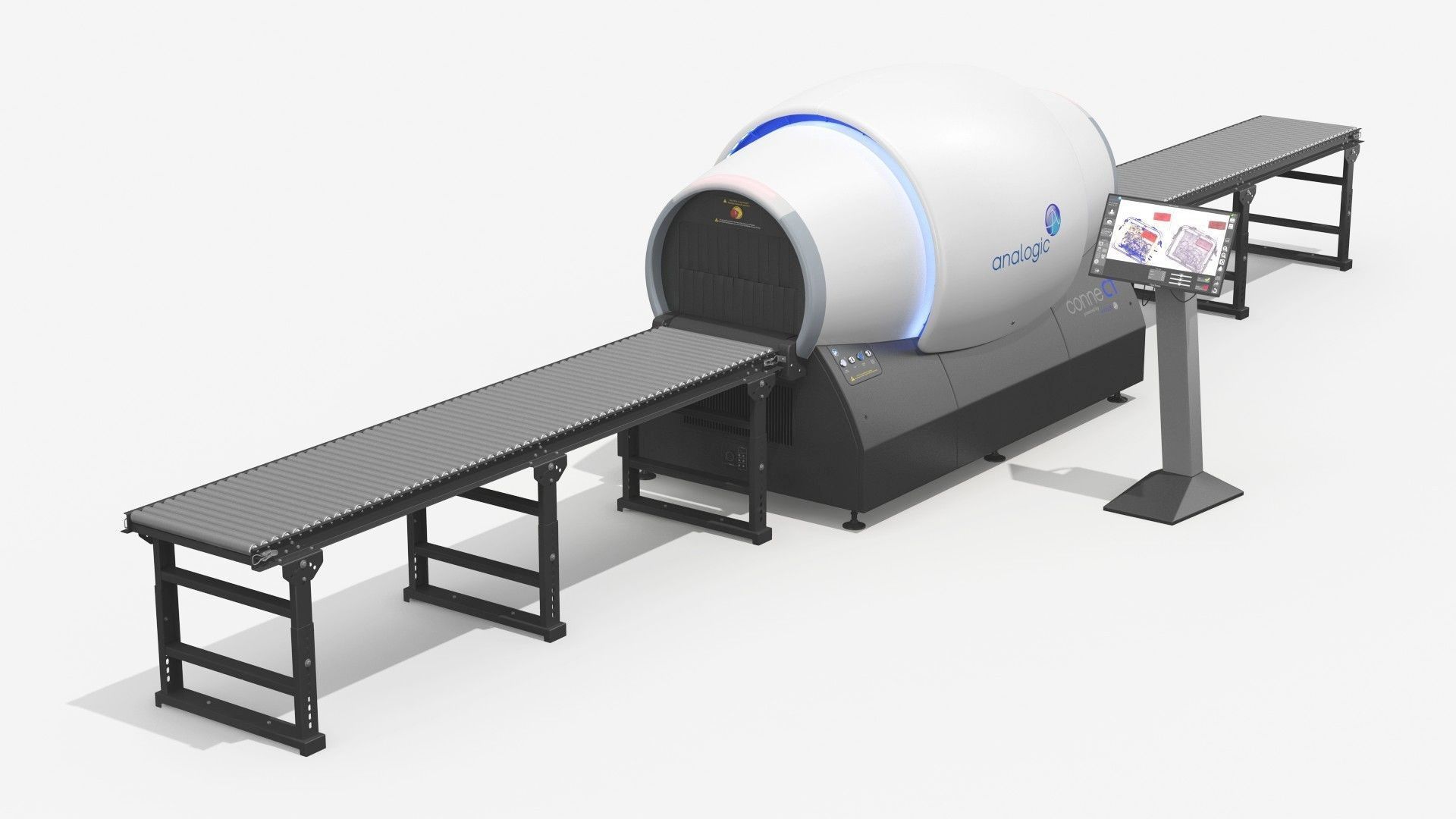 Analogic ConneCT Baggage Scanner with Monitor 3D model_1