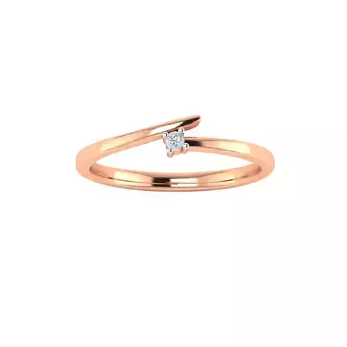 Women Solitaire Engagement Ring STL OBJ FBX Renders Details 3D print model