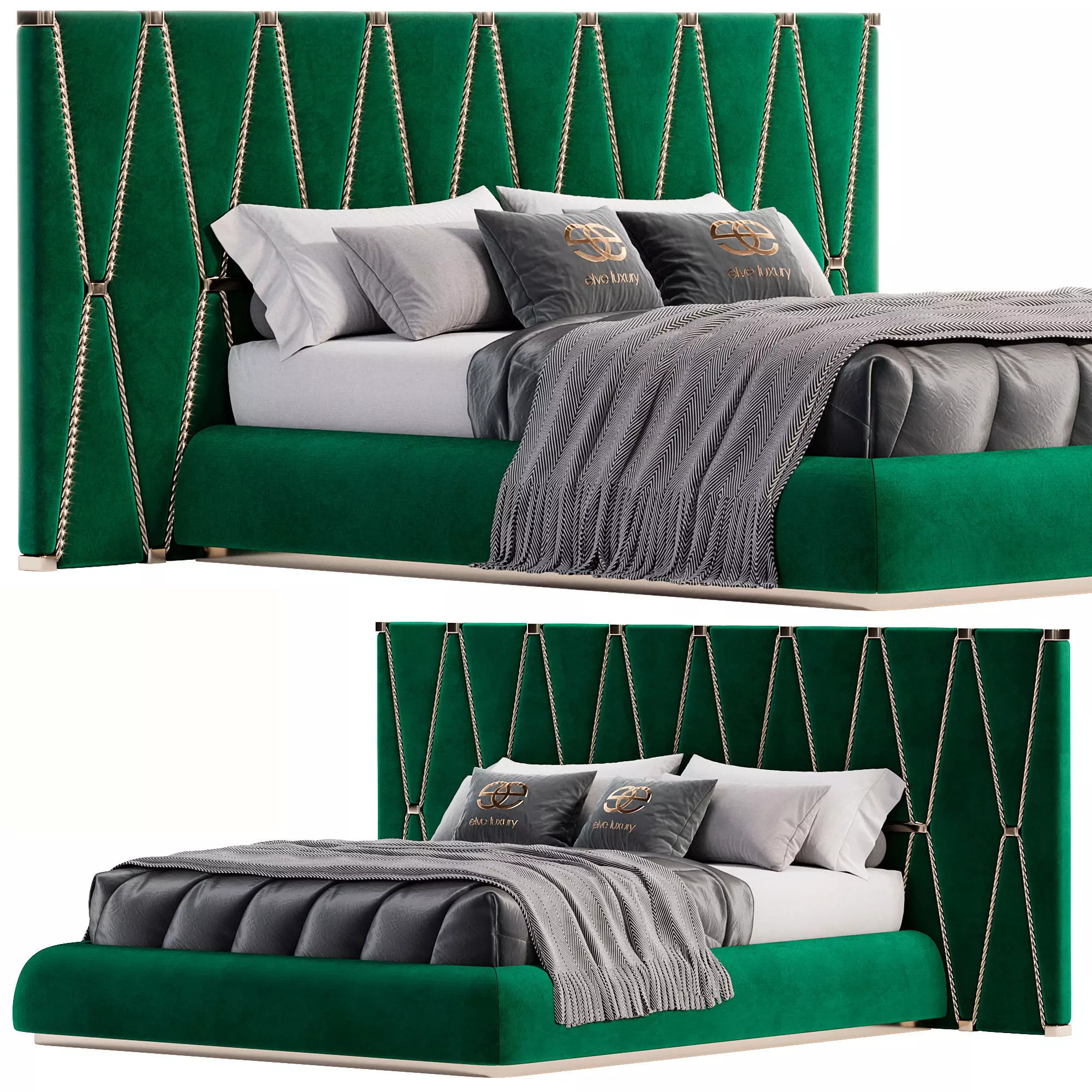 Morocco Bed By Elva Luxury 3D model