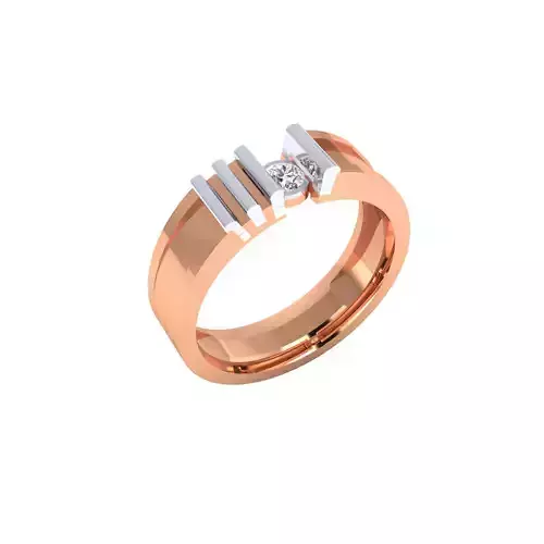 Women Band Ring STL OBJ FBX Renders Details