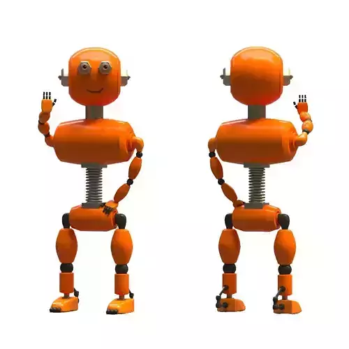 Robot Free low-poly 3D model