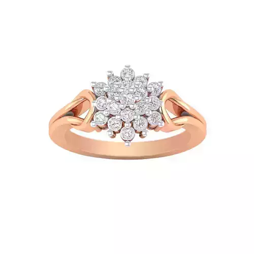 Women Wedding Engagement Ring STL OBJ FBX Renders Details