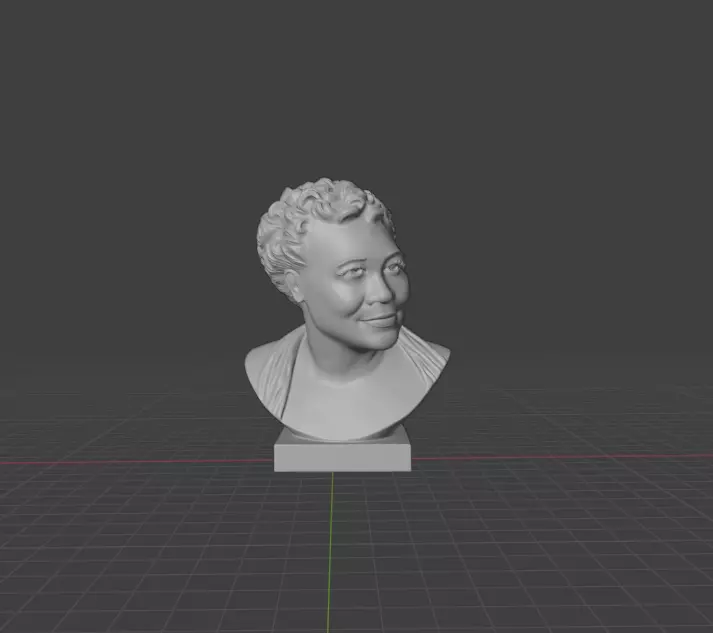 Ella Fitzgerald 3D print model