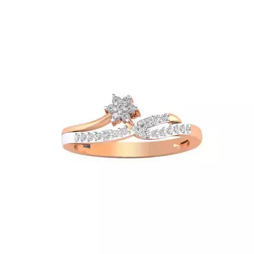 Women Wedding Engagement Ring STL OBJ FBX Renders Details
