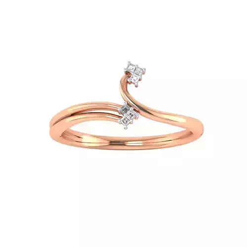 Women Wedding Engagement Ring STL OBJ FBX Renders Details