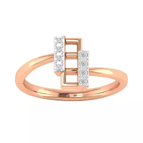 Women Wedding Engagement Ring STL OBJ FBX Renders Details