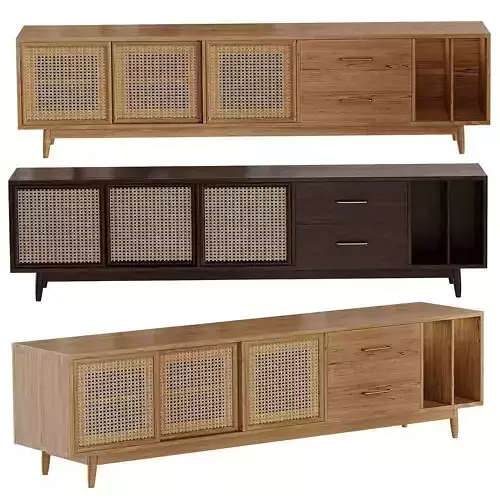 TV Stand Natural Media Console