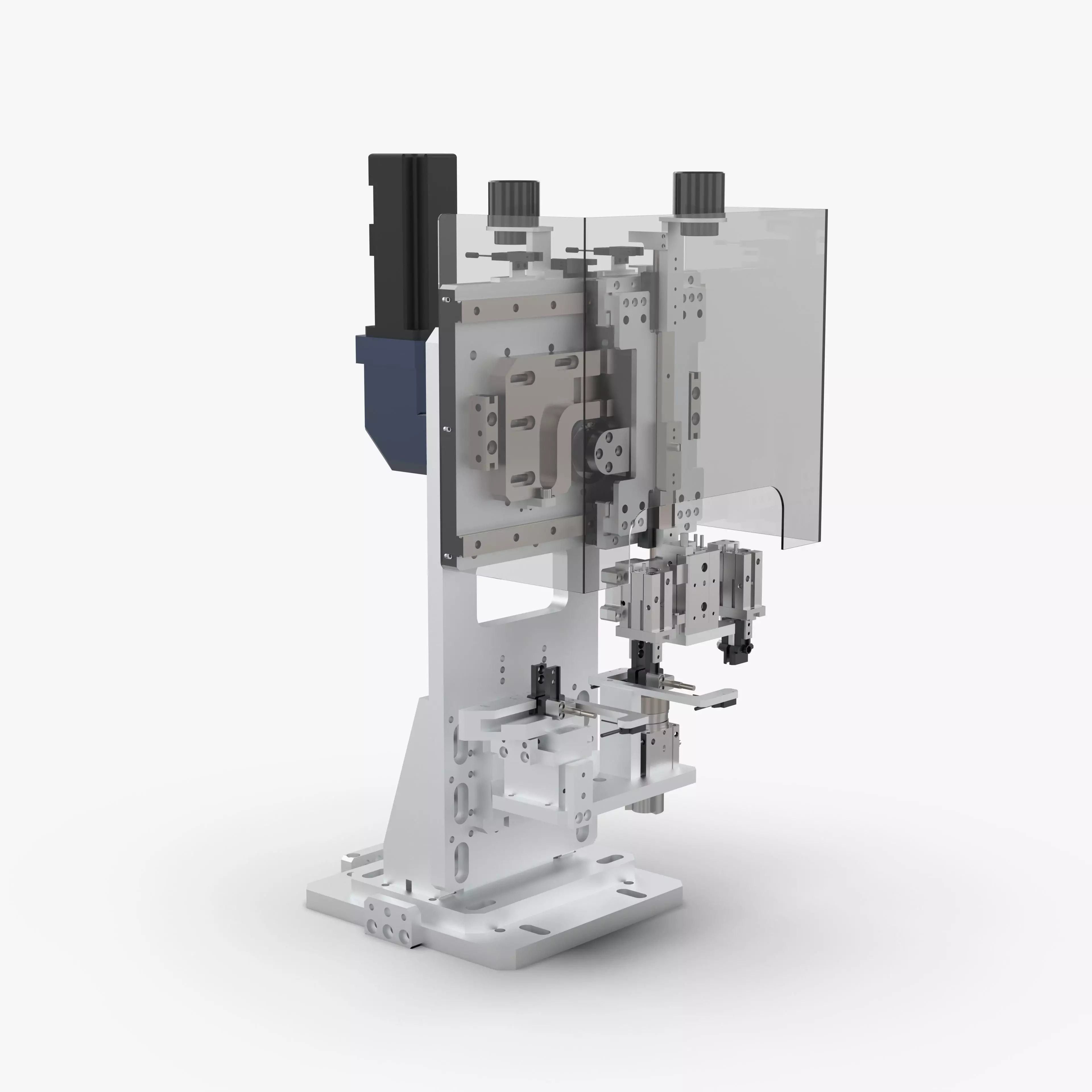 Double Station Cam Manipulator Mechanism 3D model_0