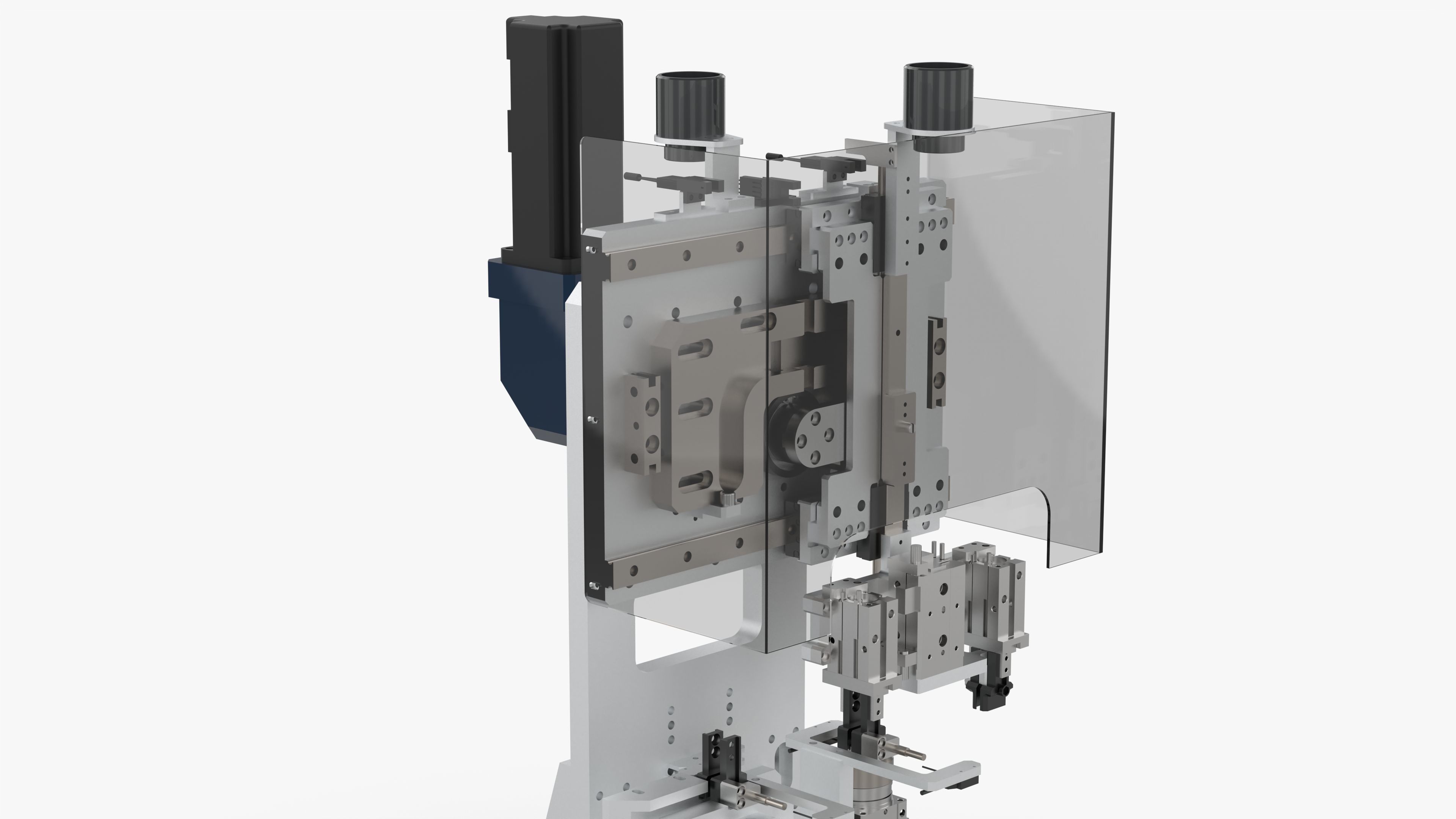 Double Station Cam Manipulator Mechanism 3D model_13