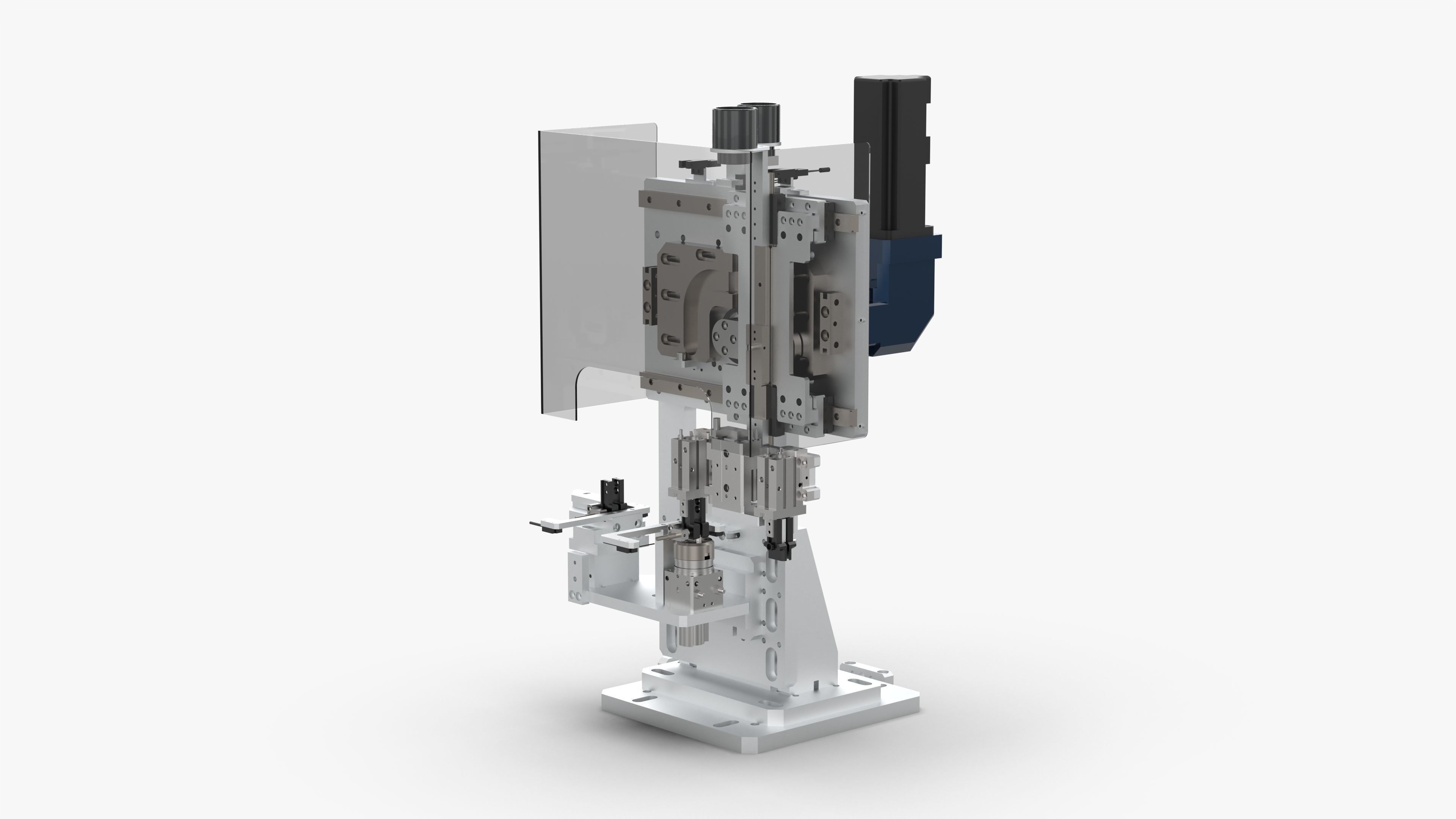 Double Station Cam Manipulator Mechanism 3D model_4