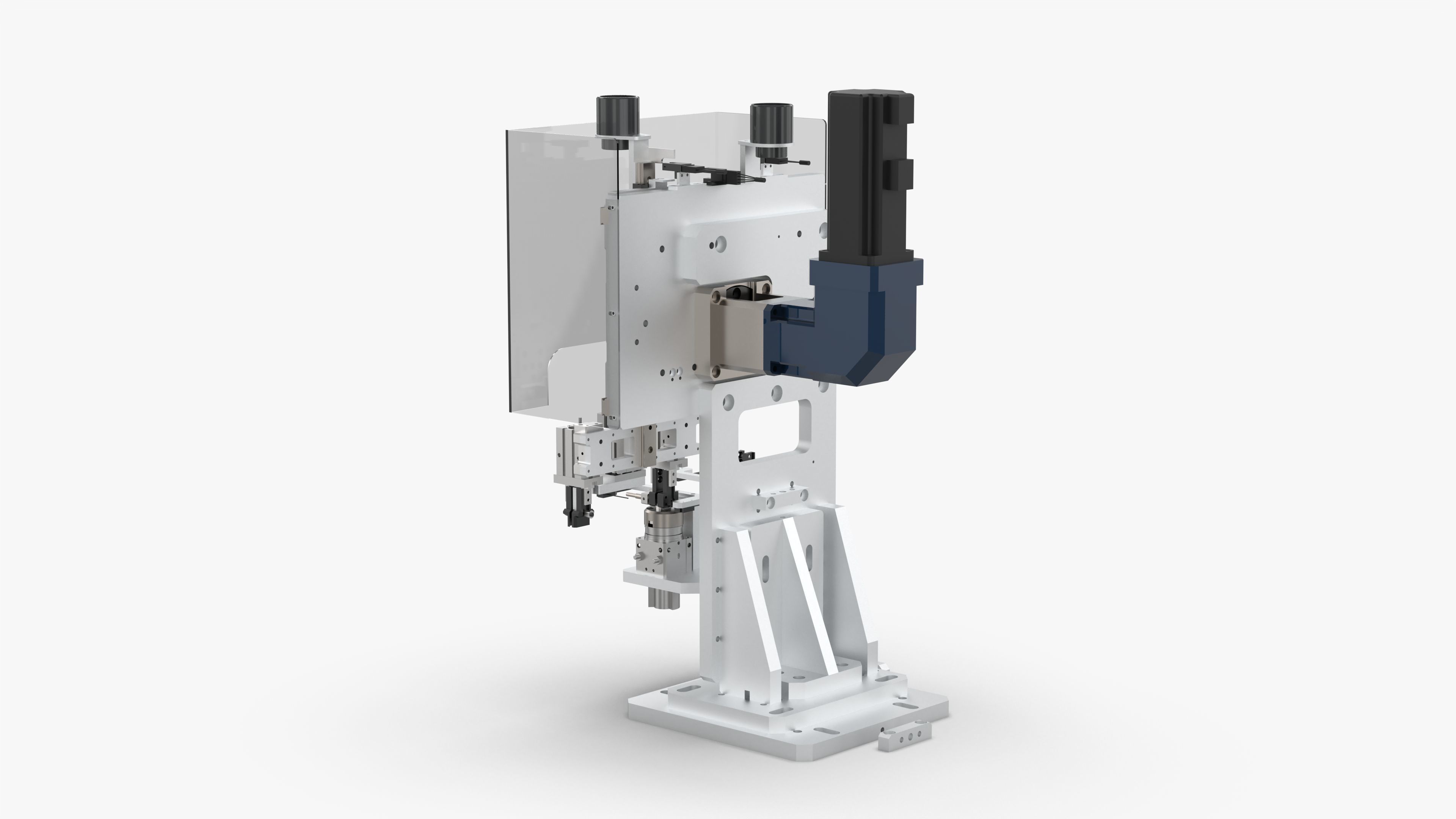 Double Station Cam Manipulator Mechanism 3D model_3