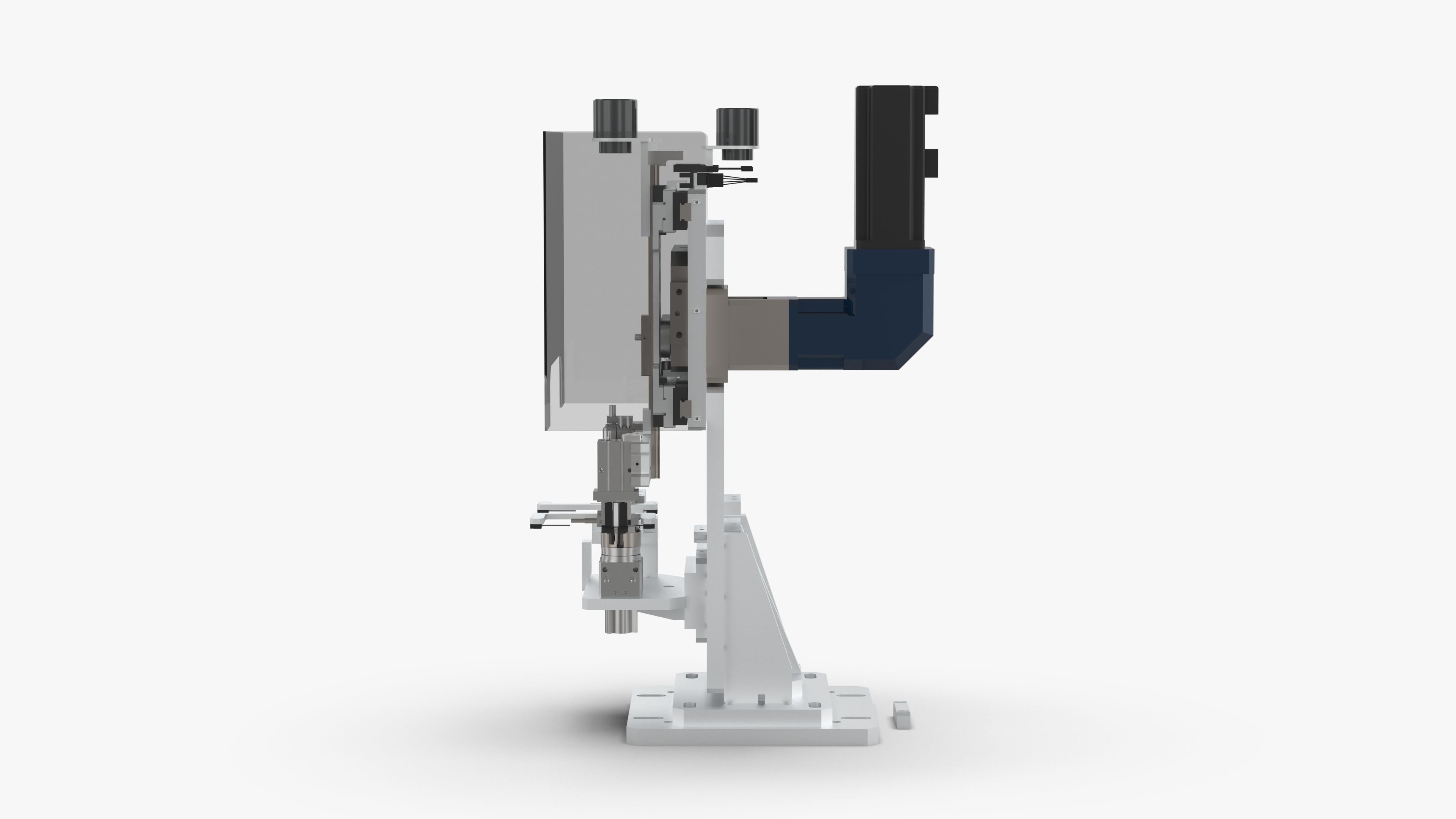 Double Station Cam Manipulator Mechanism 3D model_8