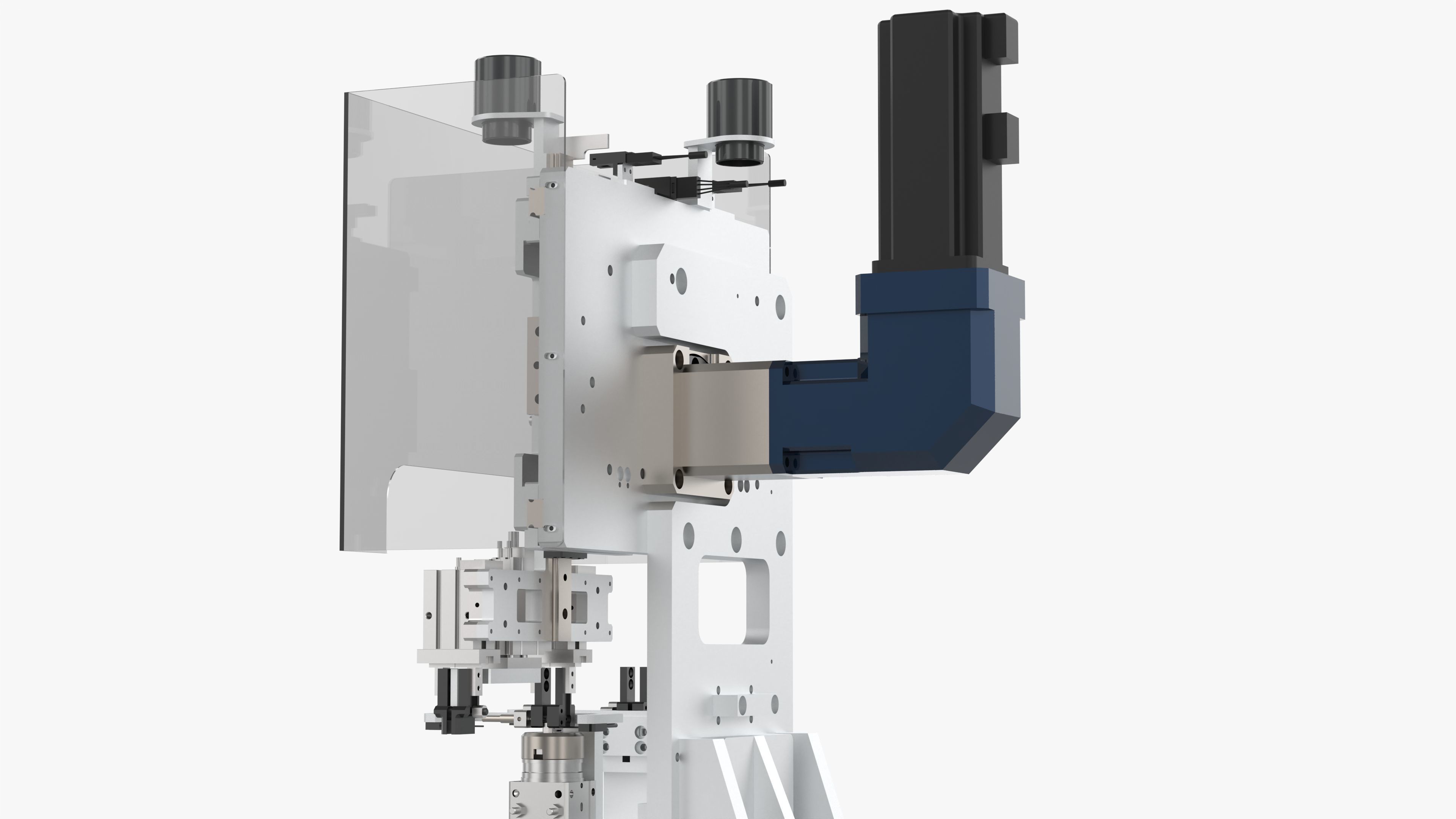 Double Station Cam Manipulator Mechanism 3D model_14