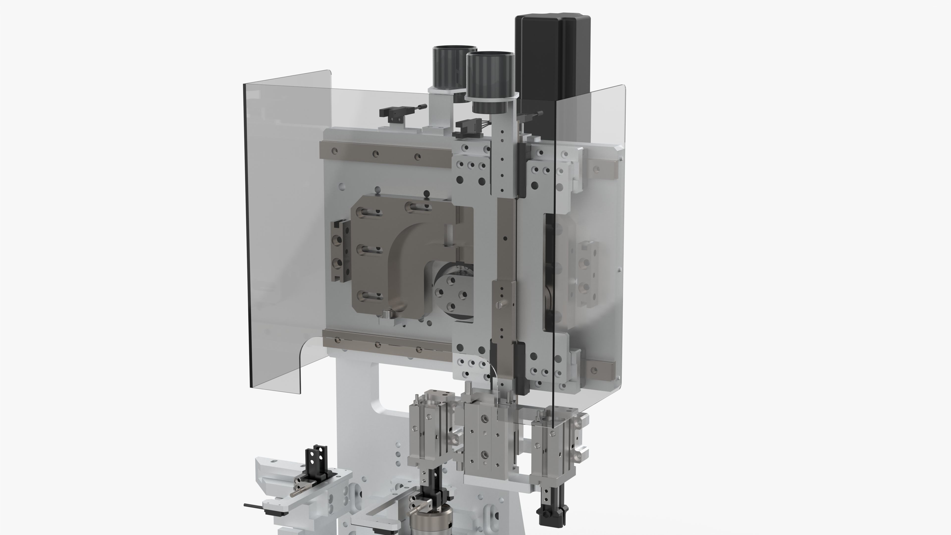 Double Station Cam Manipulator Mechanism 3D model_12