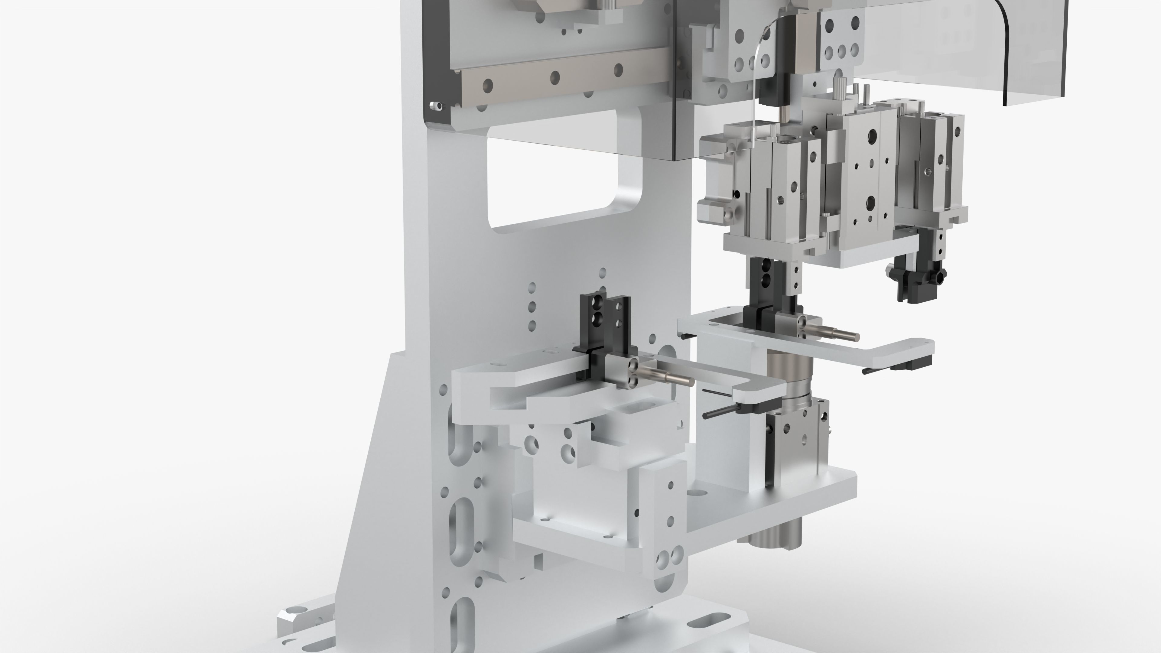 Double Station Cam Manipulator Mechanism 3D model_10