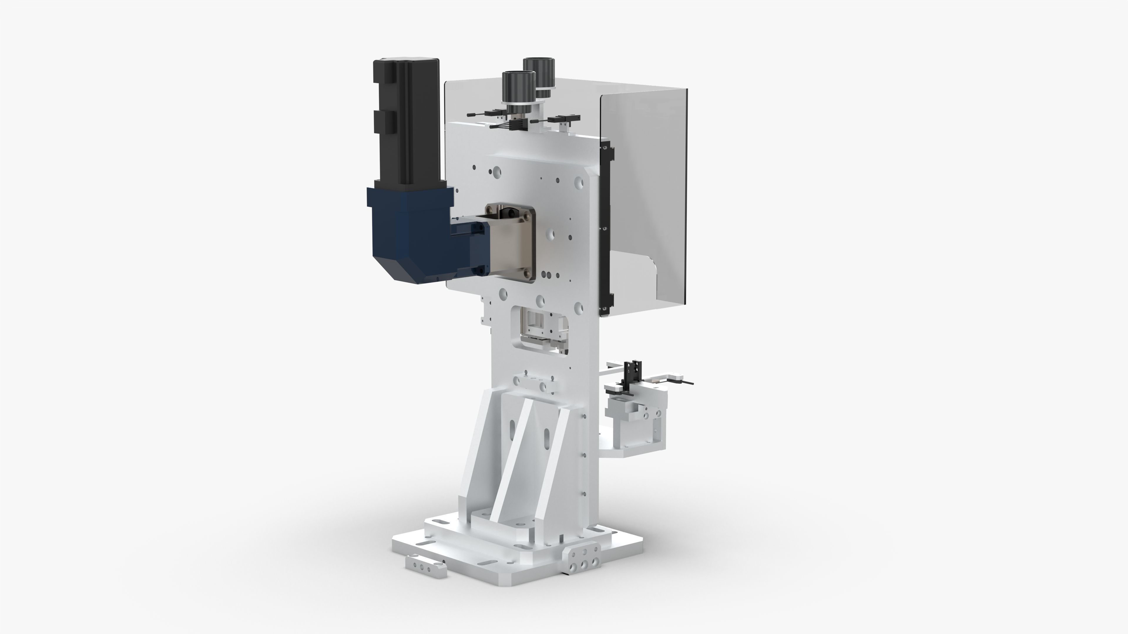 Double Station Cam Manipulator Mechanism 3D model_2
