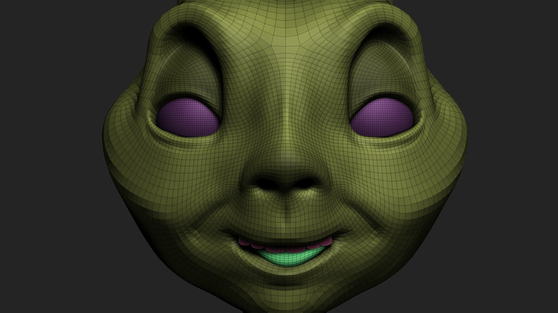 AntZ in zbrush Low-poly 3D model_6