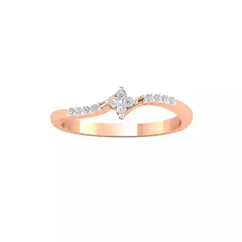 Women Wedding Engagement Ring STL OBJ FBX Renders Details