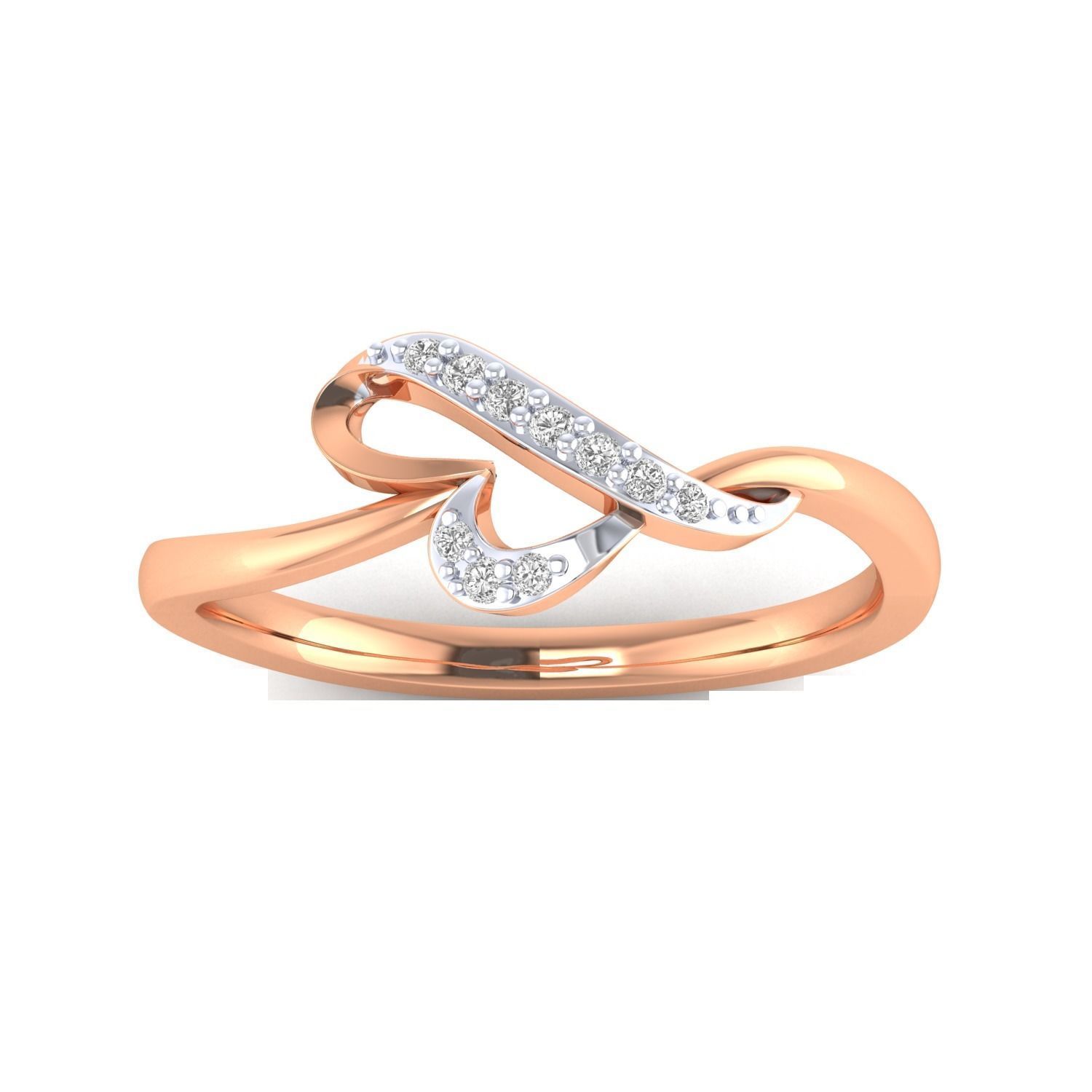 Women Wedding Engagement Ring STL OBJ FBX Renders Details 3D print model_13