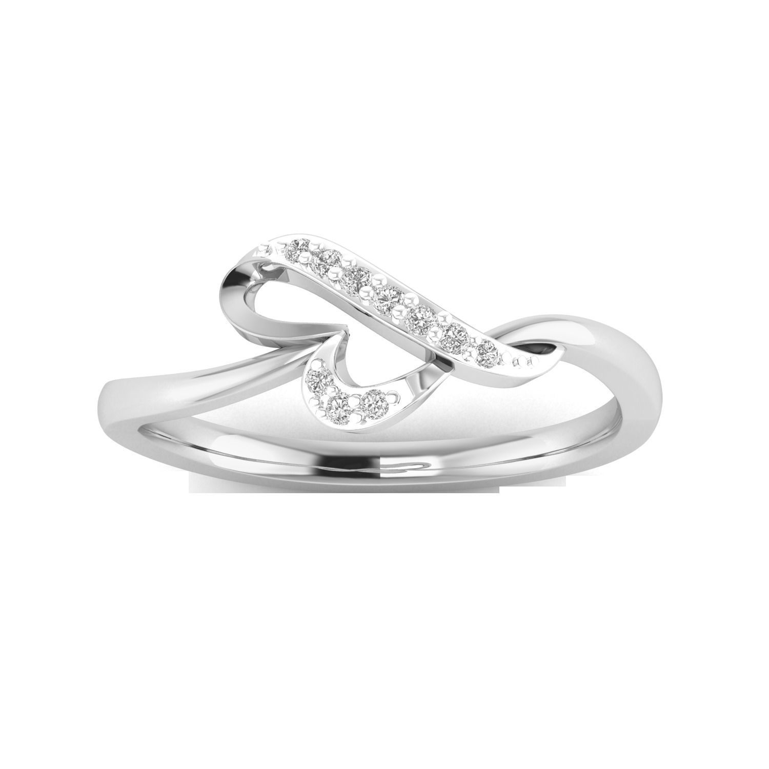 Women Wedding Engagement Ring STL OBJ FBX Renders Details 3D print model_17