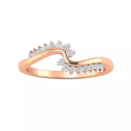 Women Wedding Engagement Ring STL OBJ FBX Renders Details
