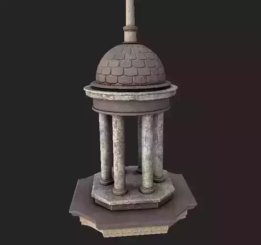Capitol Roof Low-poly 3D model