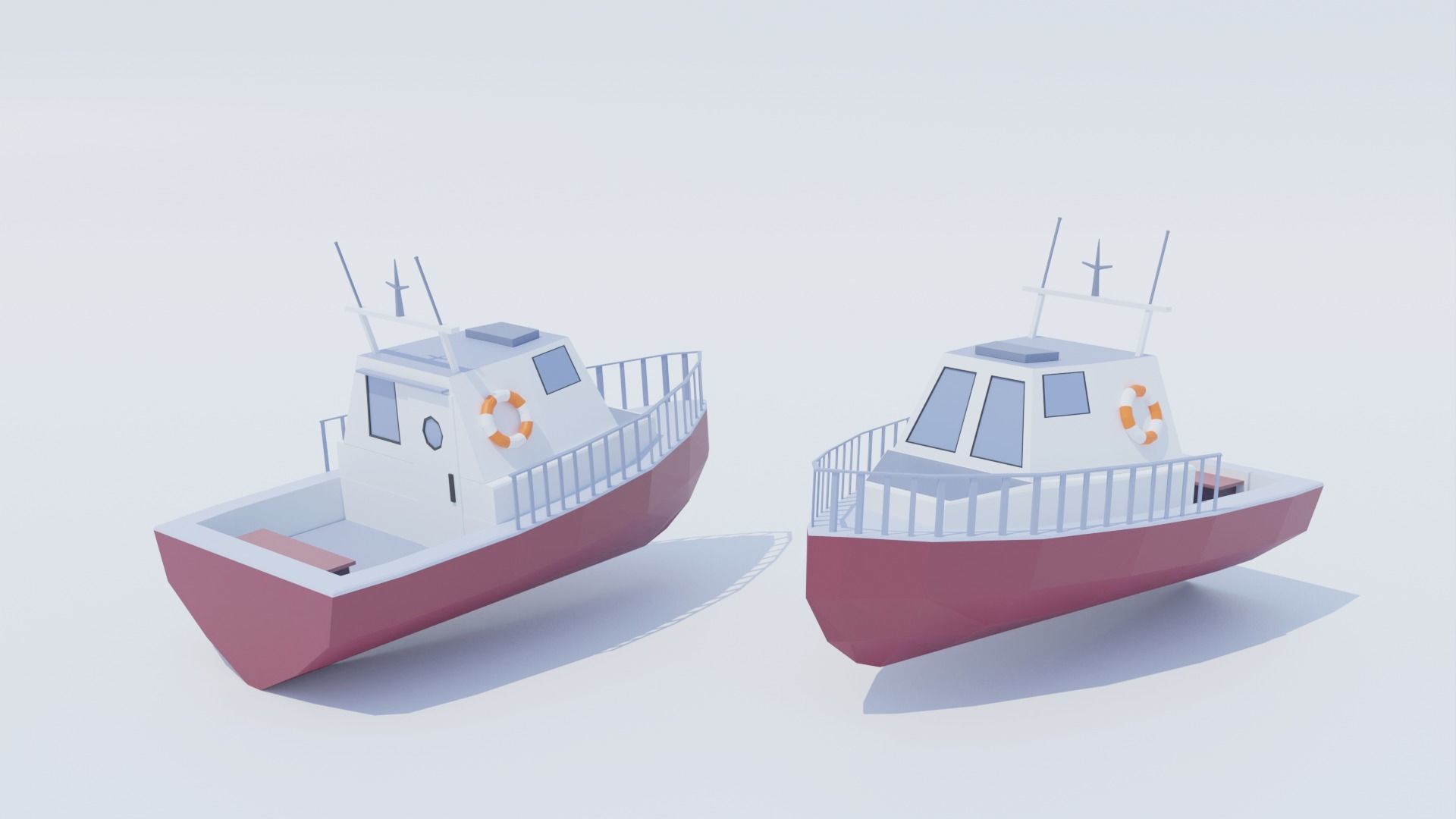 Pack Sea Low-Poly Low-poly 3D model_8