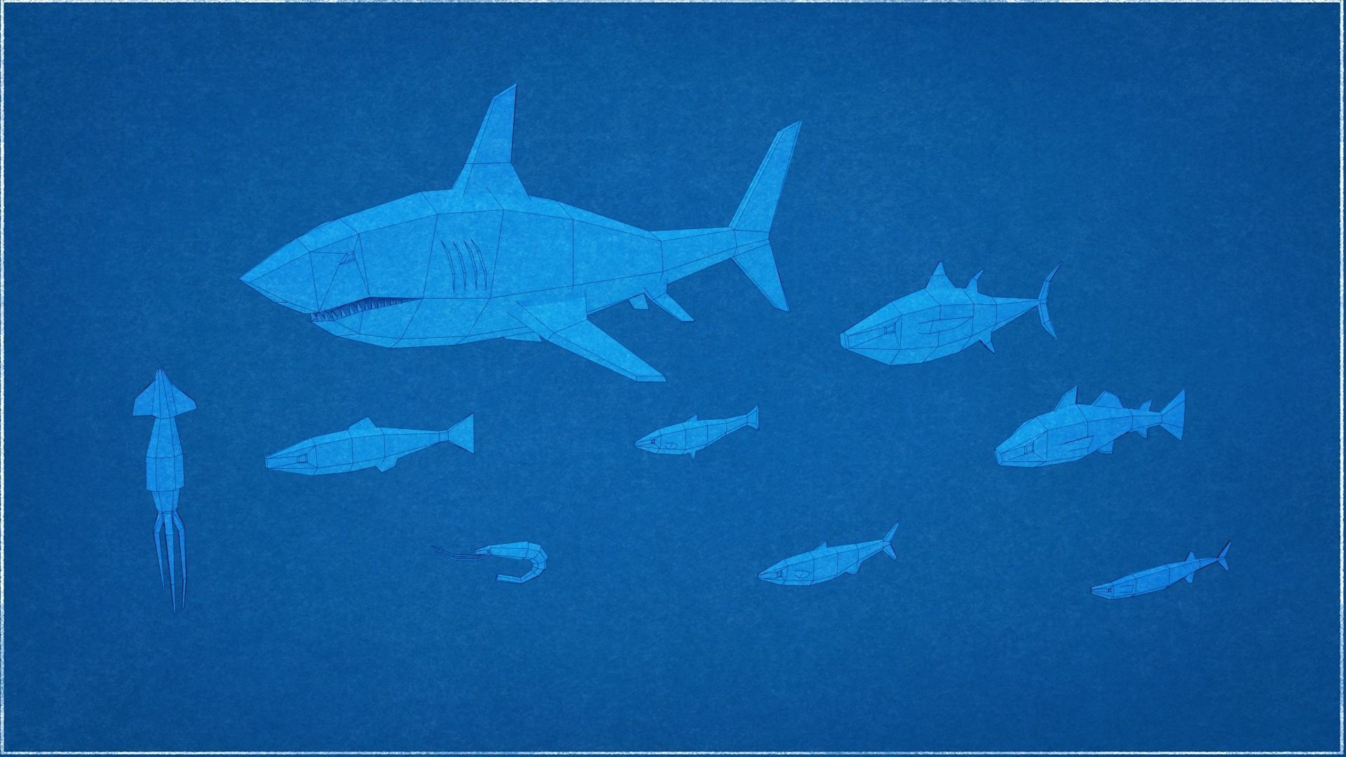 Pack Sea Low-Poly Low-poly 3D model_16