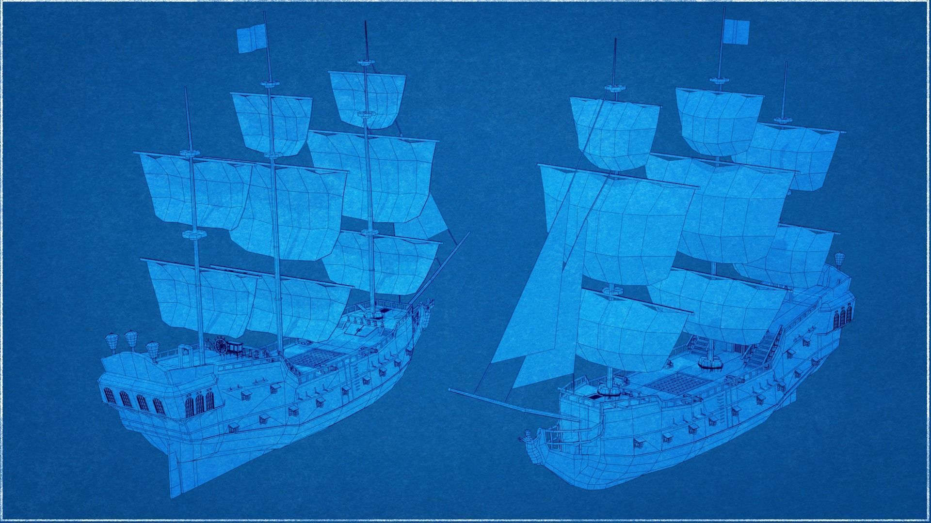 Pack Sea Low-Poly Low-poly 3D model_28