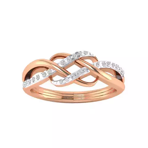 Women Wedding Engagement Ring STL OBJ FBX Renders Details