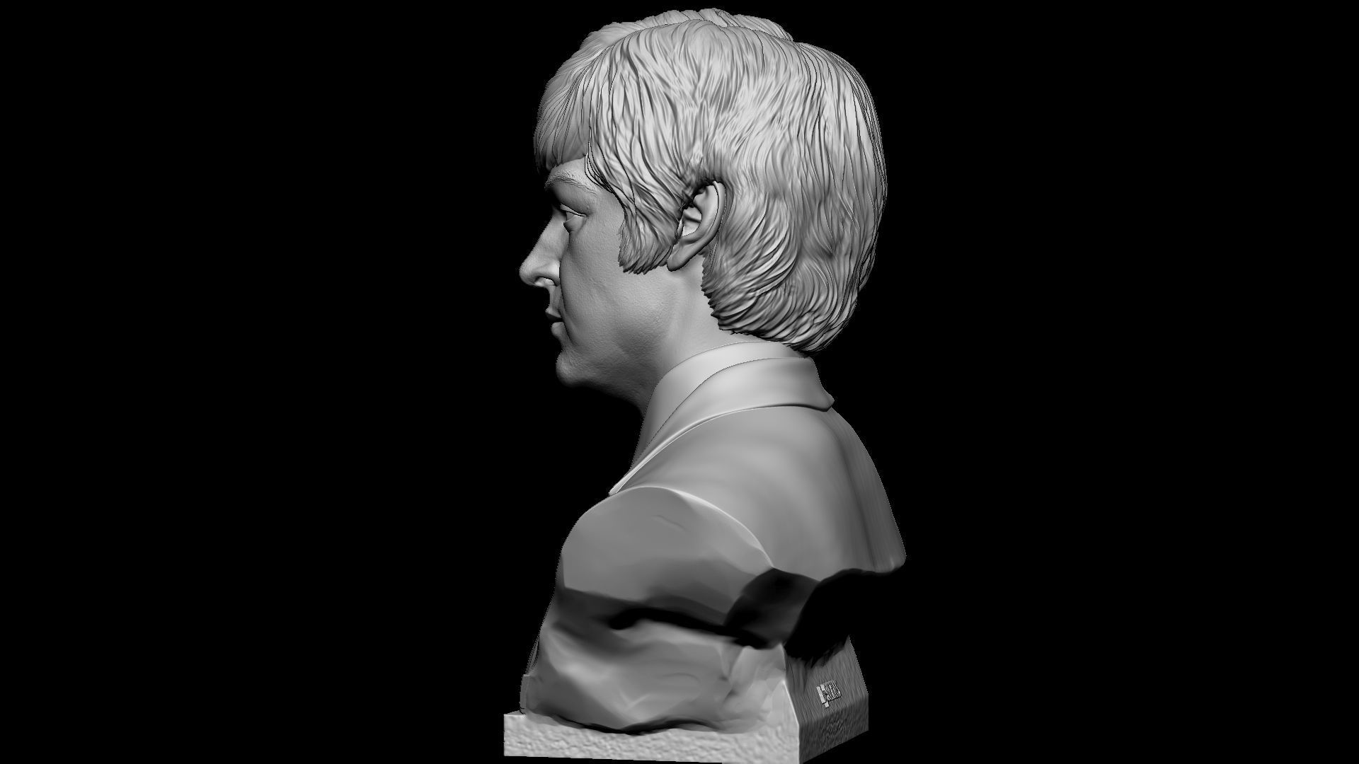 Paul McCartney 3D print model_11