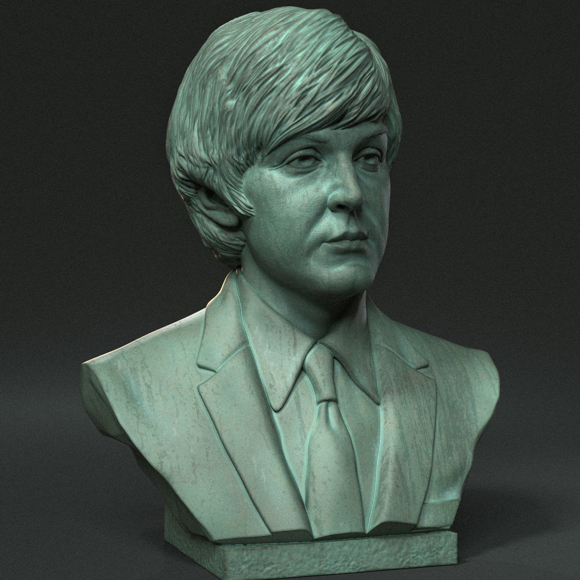 Paul McCartney 3D print model_4