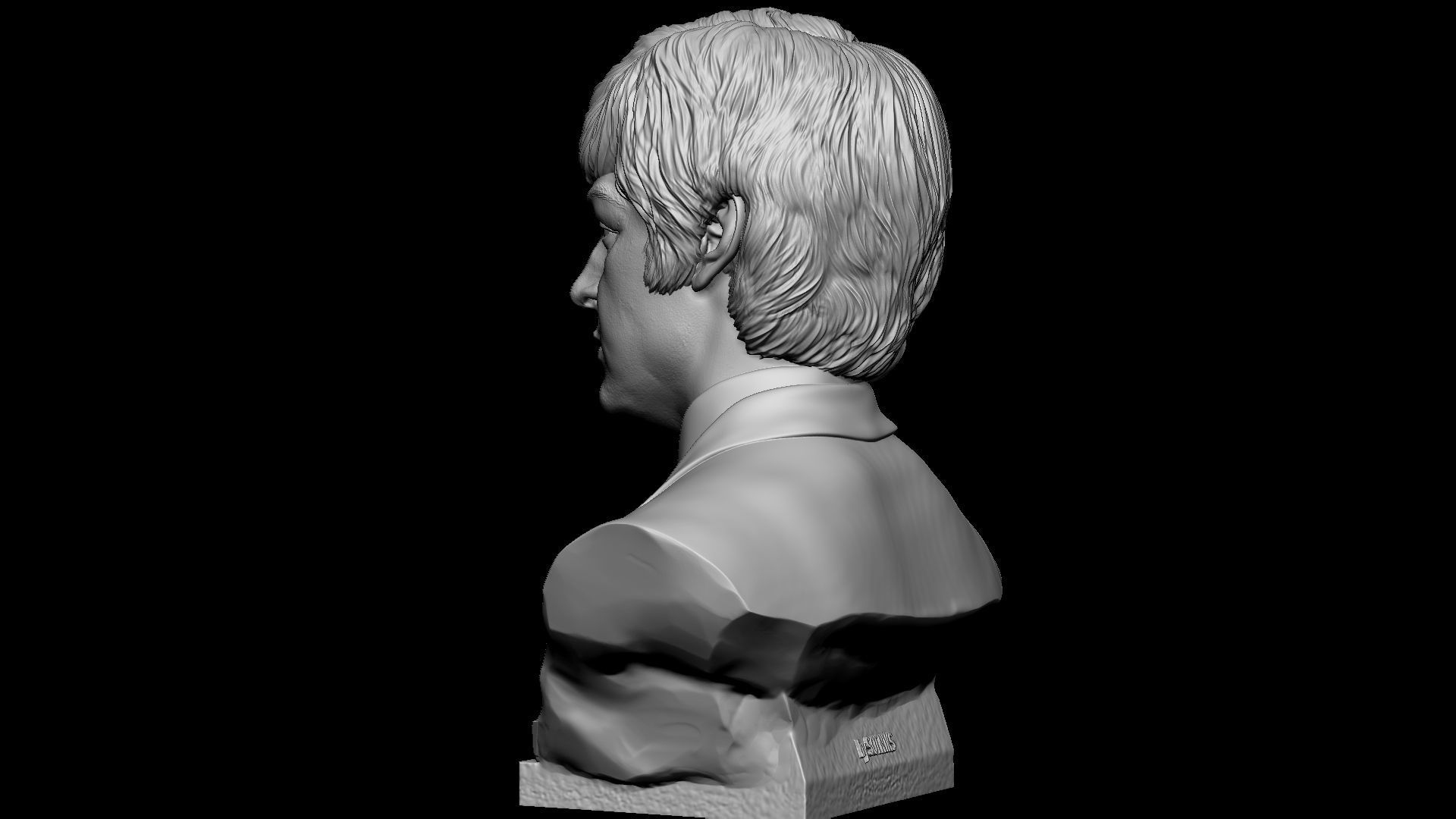 Paul McCartney 3D print model_12