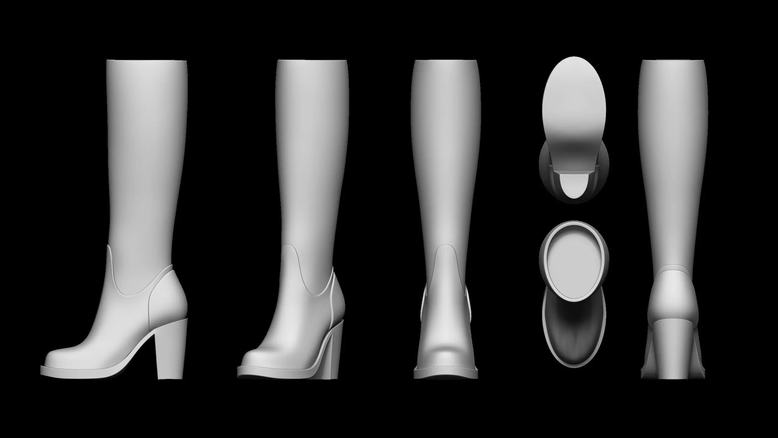 Woman Shoes 3D print model
