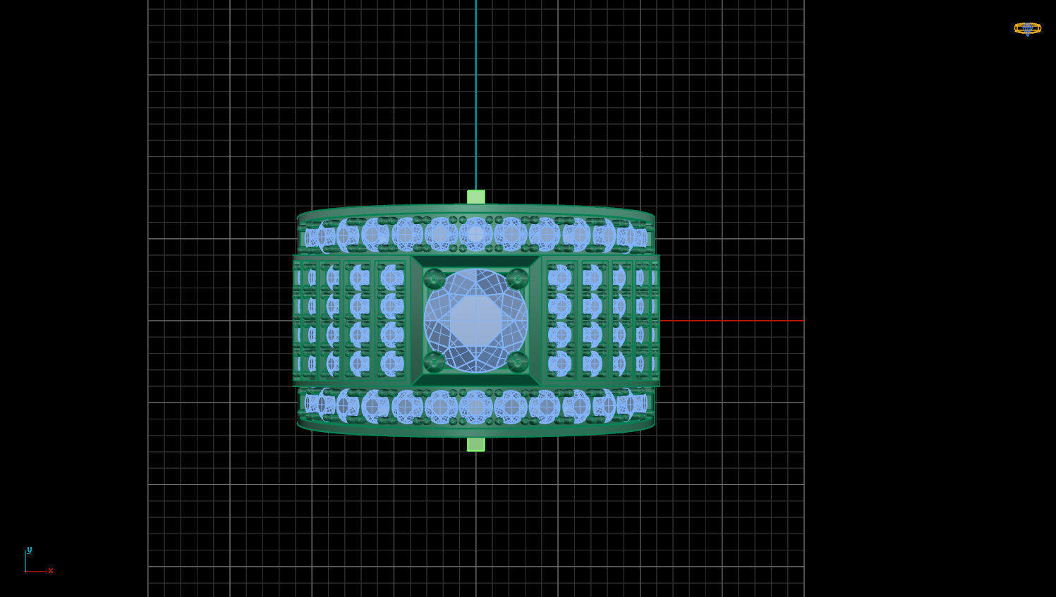 RING MEN DIAMOND 3D print model_2