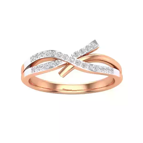 Women Wedding Engagement Ring STL OBJ FBX Renders Details